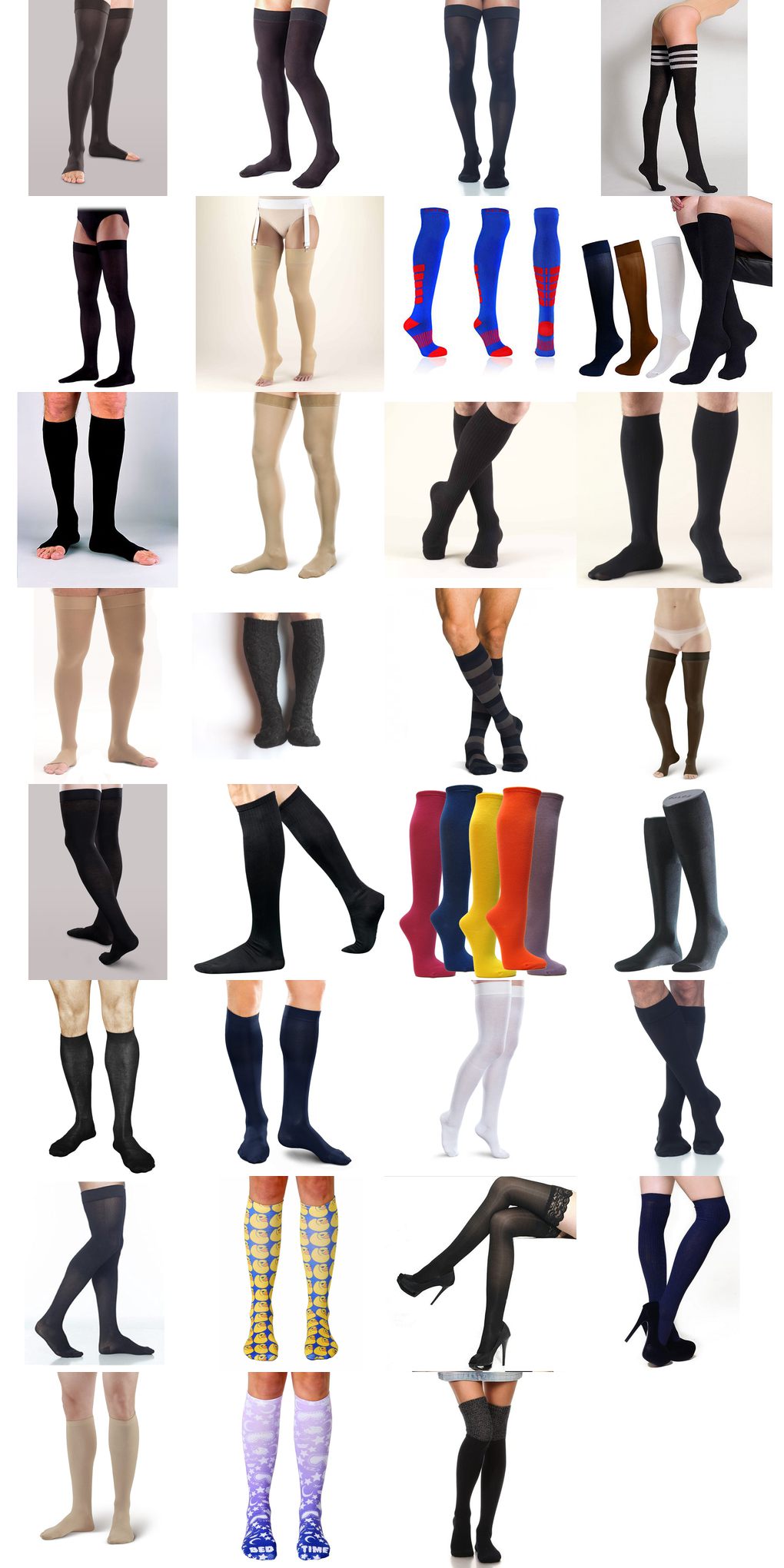 mens thigh high socks